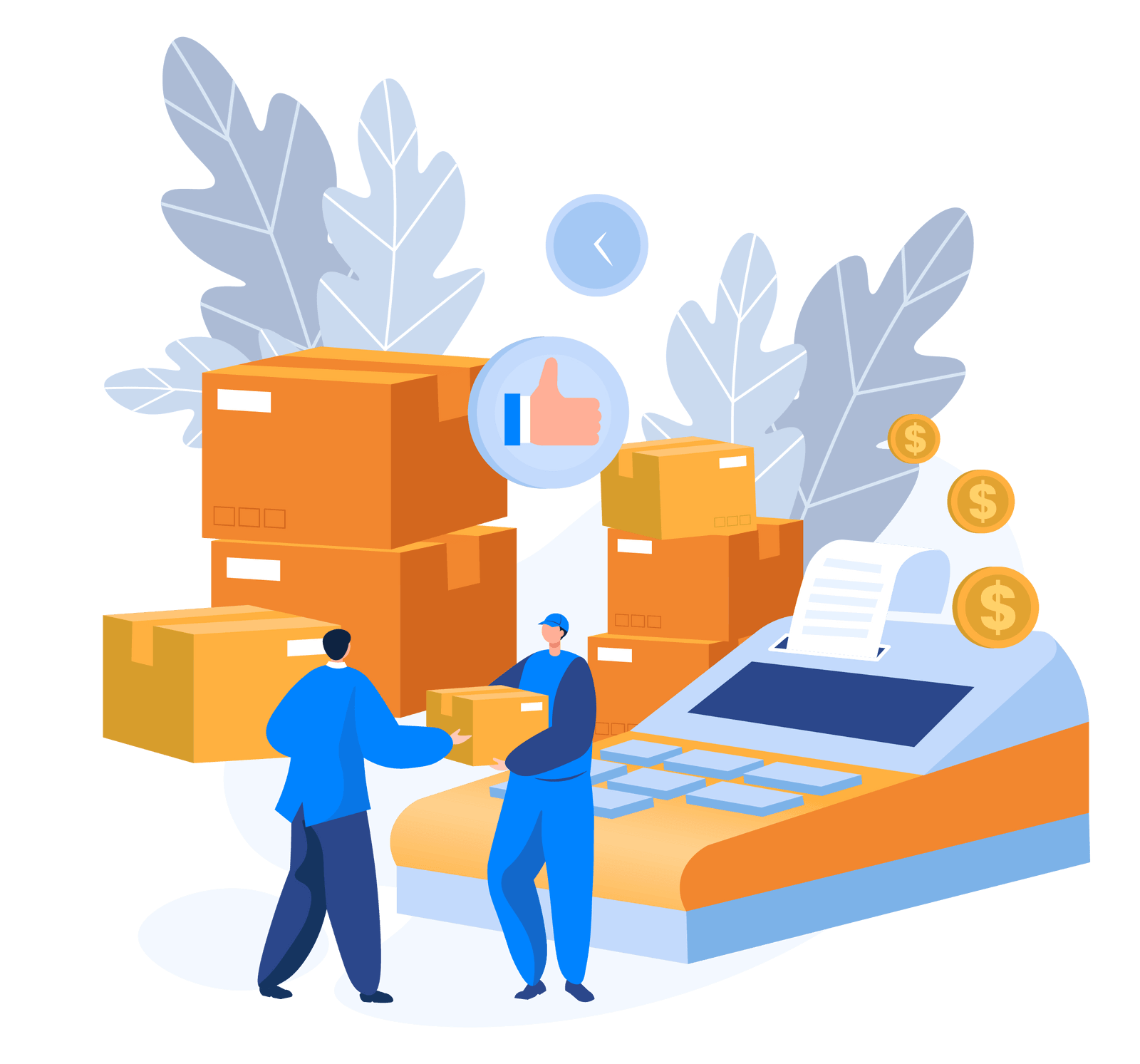 Warehouse workers with packages - Simpl Fulfillment